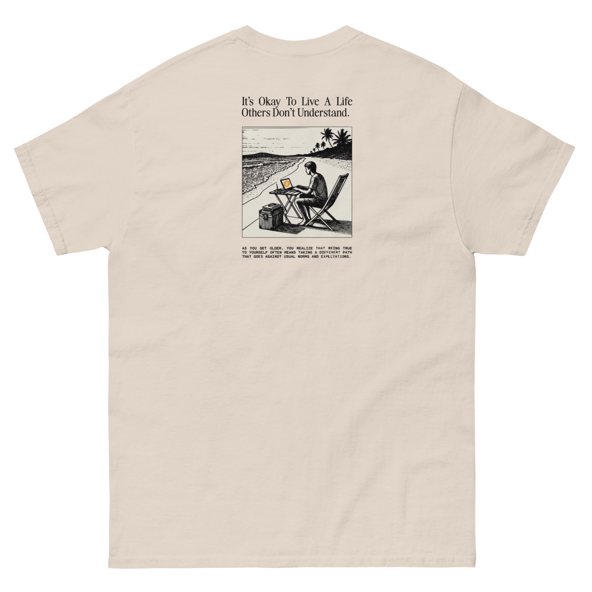 Camiseta de Bitcoin lifestyle