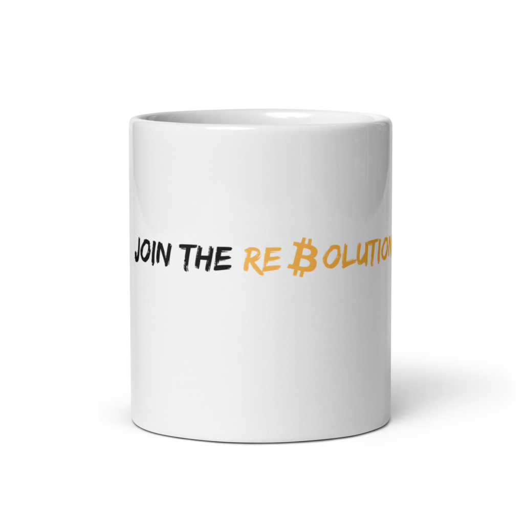 Taza de Bitcoin revolution mug