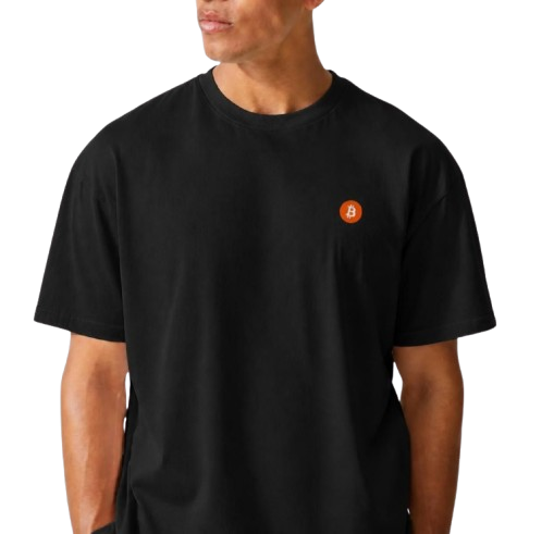 Camiseta bitcoin logo