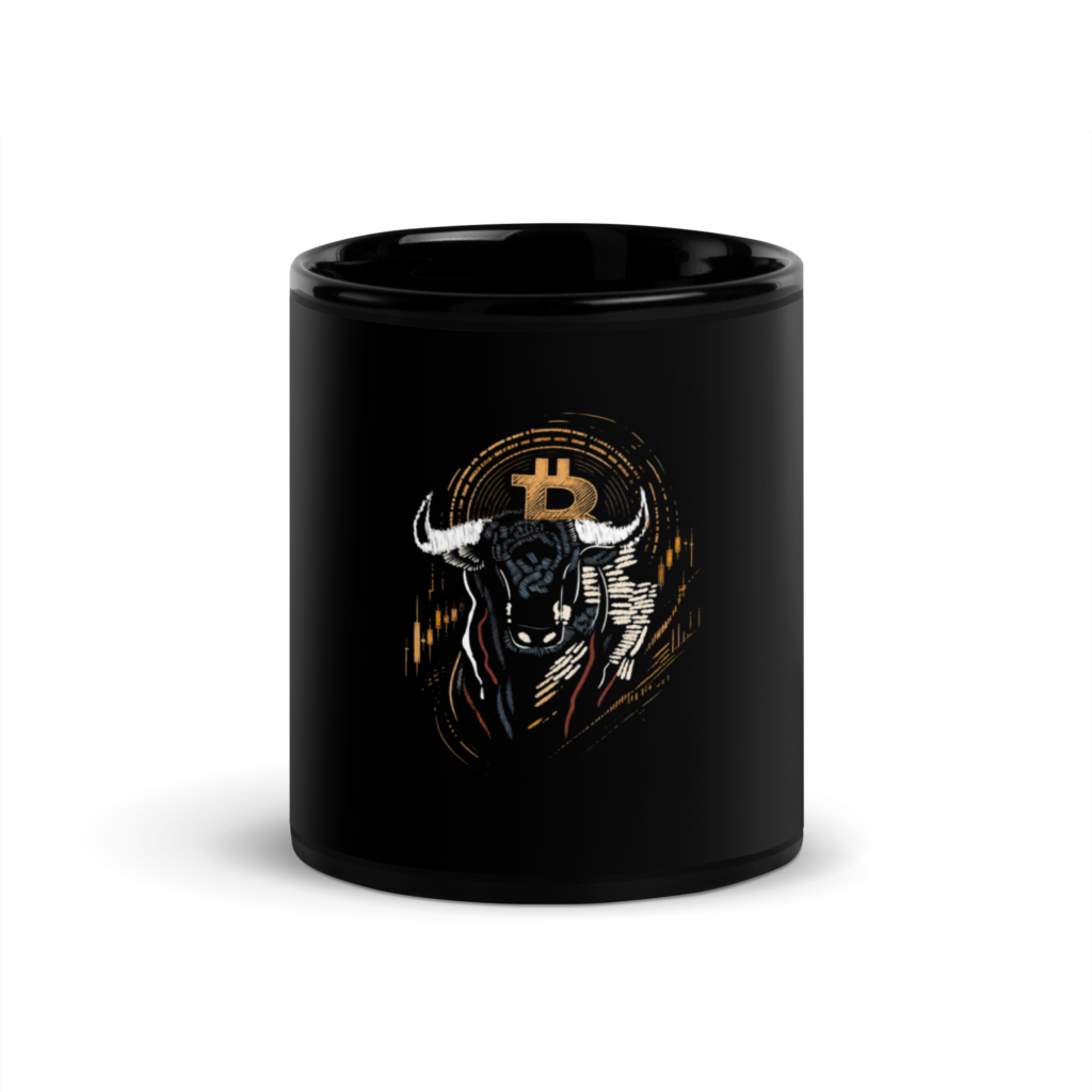 Taza Bitcoin black bull