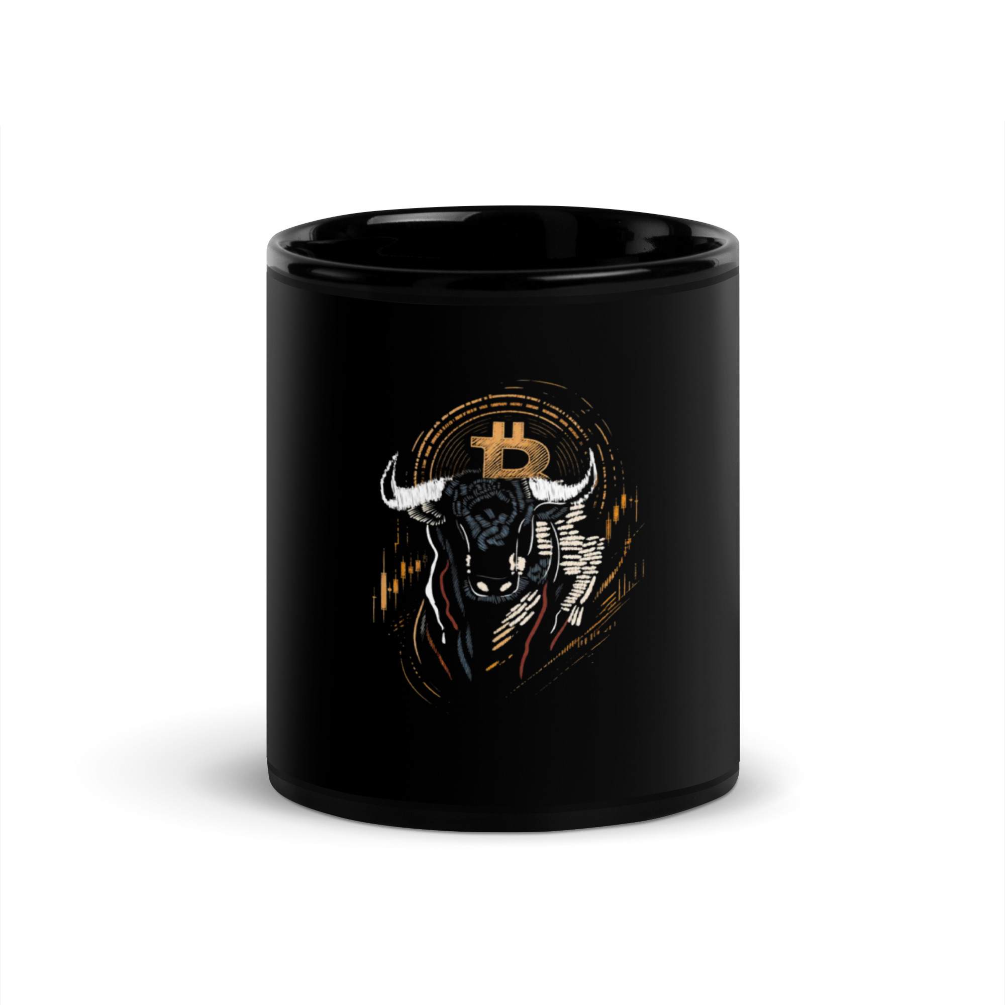 Taza Bitcoin black bull - Imagen 3