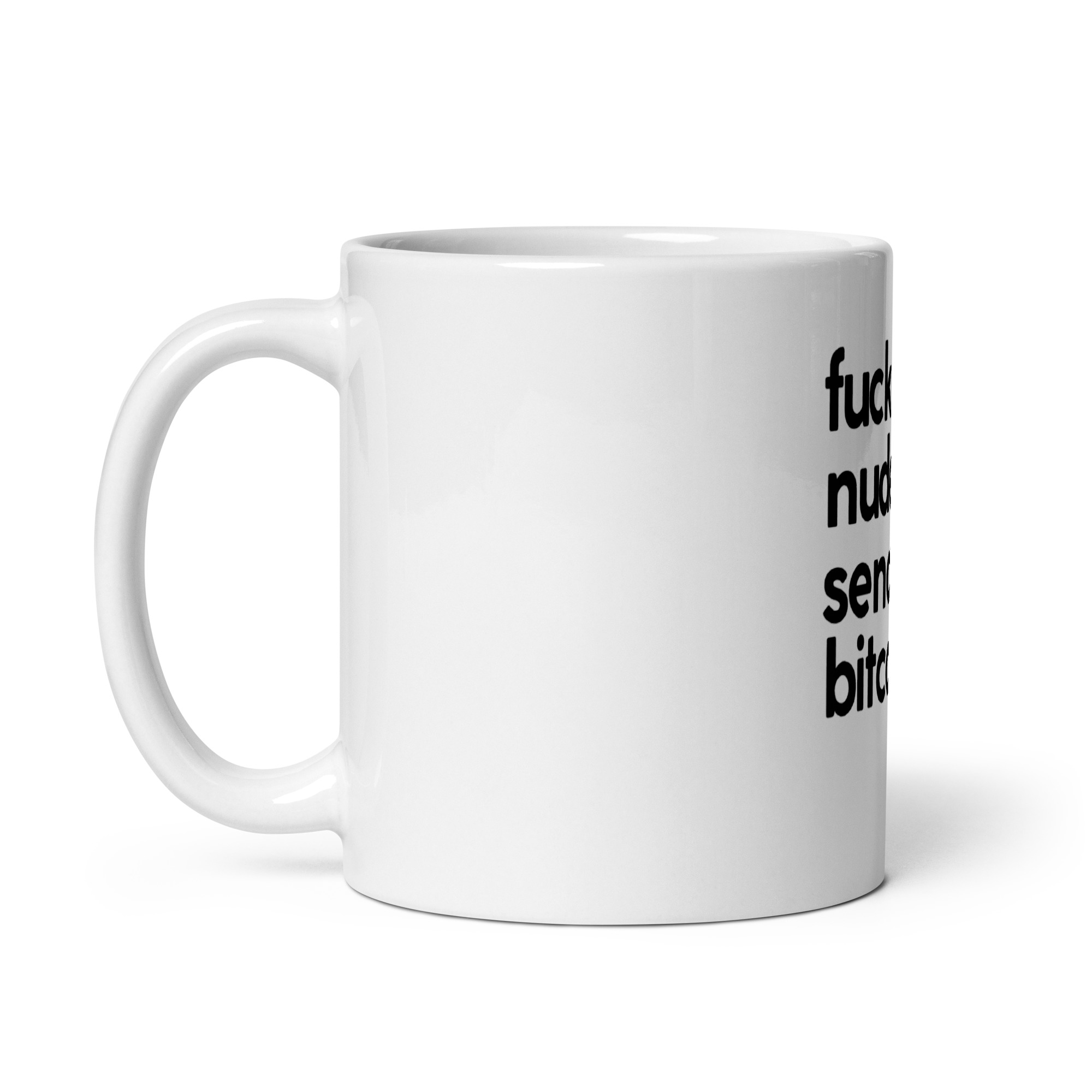 Taza Bitcoin nudes white - Imagen 3